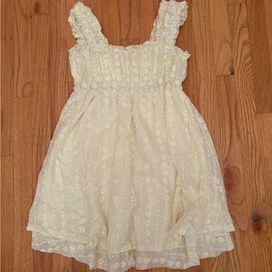 Princess Polly Light yellow floral flowy Dress